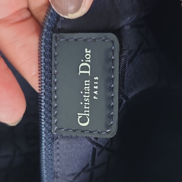 Denim Cannage Large Lady Dior Light blue - Picture 15 of 16